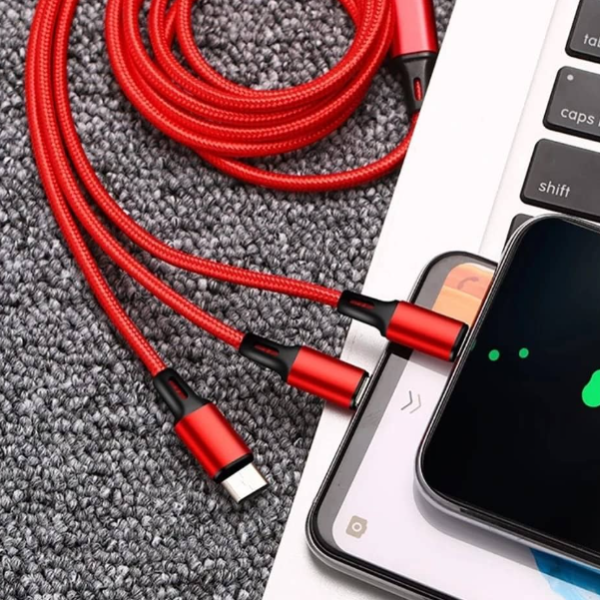 Accurate 3 in 1 data cable